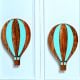 Handcrafted Acacia Wood Hot Air Handle Pair